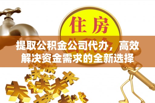 芙蓉提取公积金公司代办，高效解决资金需求的全新选择