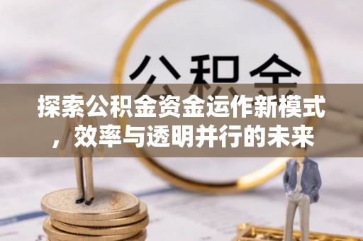 芙蓉探索公积金资金运作新模式，效率与透明并行的未来