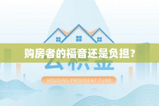 芙蓉购房者的福音还是负担？