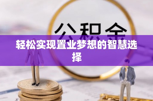 芙蓉轻松实现置业梦想的智慧选择