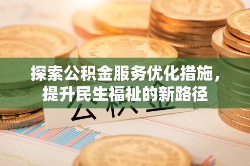 芙蓉探索公积金服务优化措施，提升民生福祉的新路径