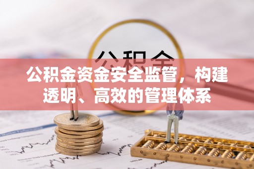芙蓉公积金资金安全监管，构建透明、高效的管理体系