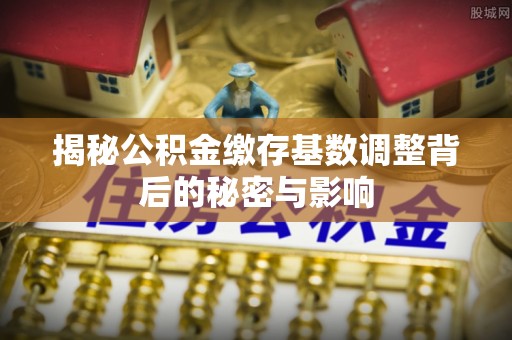 芙蓉揭秘公积金缴存基数调整背后的秘密与影响