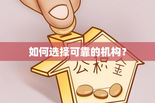 芙蓉如何选择可靠的机构？