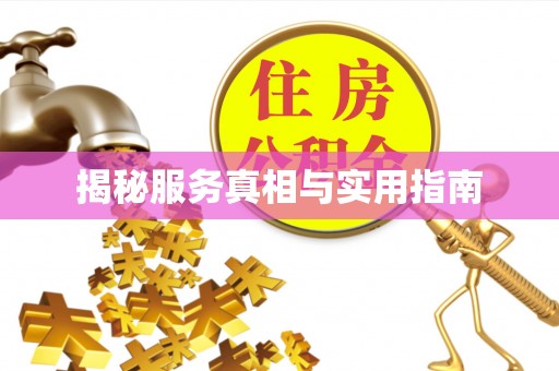 芙蓉揭秘服务真相与实用指南