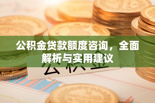 芙蓉公积金贷款额度咨询，全面解析与实用建议