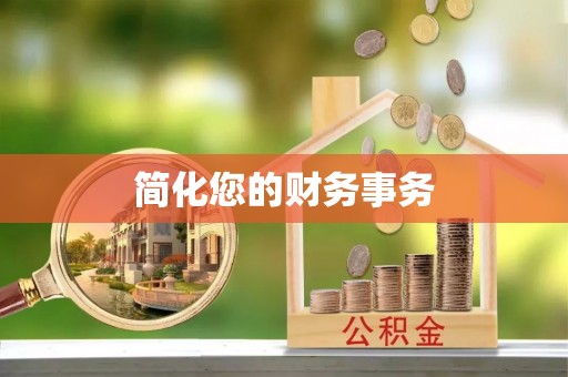 芙蓉简化您的财务事务