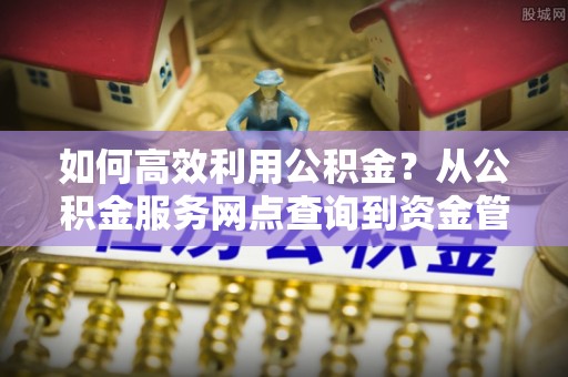 芙蓉如何高效利用公积金？从公积金服务网点查询到资金管理全攻略