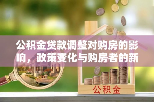 芙蓉公积金贷款调整对购房的影响，政策变化与购房者的新选择