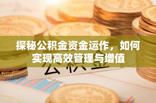 芙蓉探秘公积金资金运作，如何实现高效管理与增值