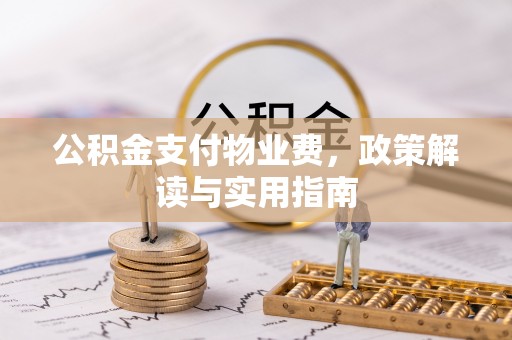 芙蓉公积金支付物业费，政策解读与实用指南